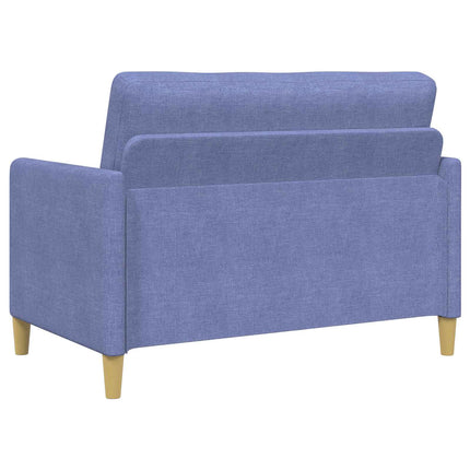 Soffa med förvaring Jeansblå 122 x 78 x 87 cm Polyester