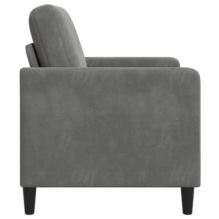 Soffa med förvaring Mörkgrå 122 x 78 x 87 cm Polyester