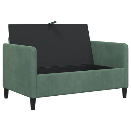 Soffa med förvaring Havgrön 122 x 78 x 87 cm Polyester