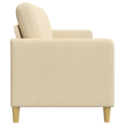 Soffa med förvaring Gräddvit 152 x 78 x 87 cm Polyester