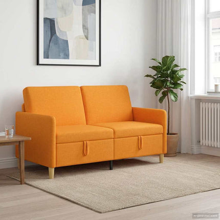 Soffa med förvaring Mörkgul 152 x 78 x 87 cm Polyester