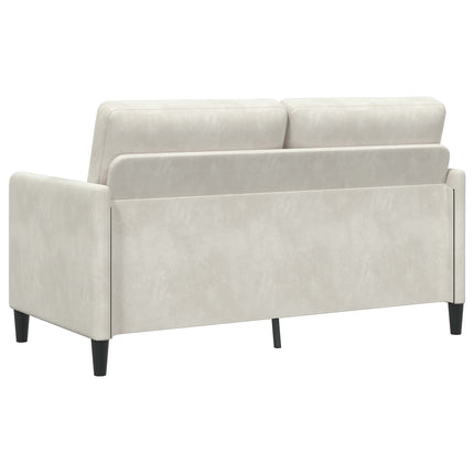 Soffa med förvaring Gräddvit 152 x 78 x 87 cm Polyester