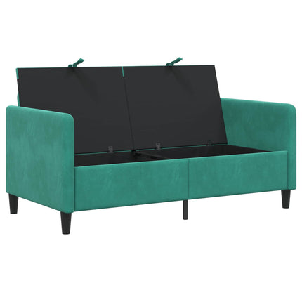 Soffa med förvaring Turkos 152 x 78 x 87 cm Polyester