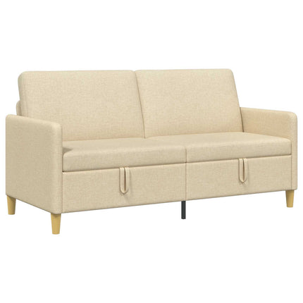 Soffa med förvaring Gräddvit 172 x 78 x 87 cm Polyester