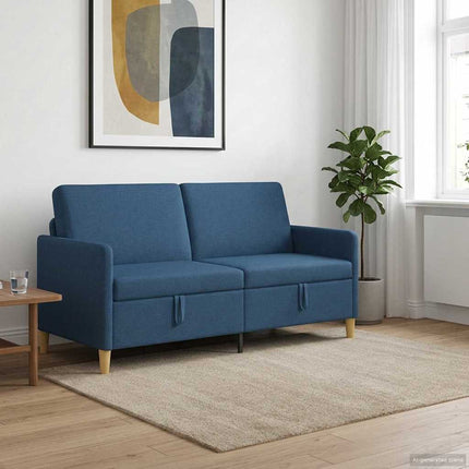 Soffa med förvaring Blå 172 x 78 x 87 cm Polyester