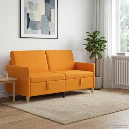 Soffa med förvaring Mörkgul 172 x 78 x 87 cm Polyester