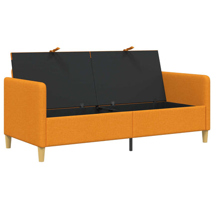 Soffa med förvaring Mörkgul 172 x 78 x 87 cm Polyester