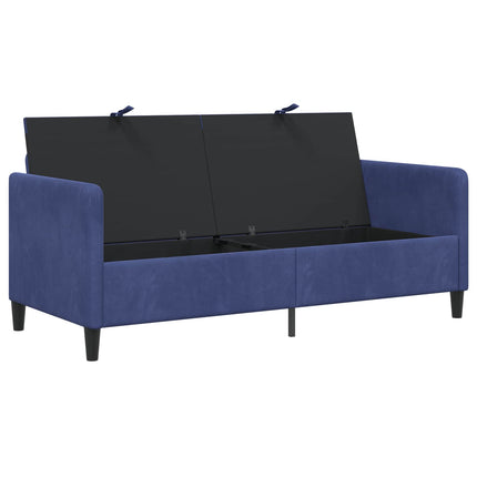 Soffa med förvaring Polisblå 172 x 78 x 87 cm Polyester