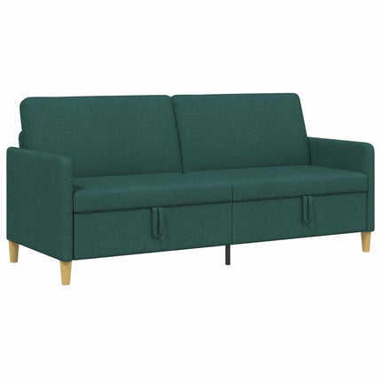Soffa med förvaring Mörkgrön 192 x 78 x 87 cm Polyester