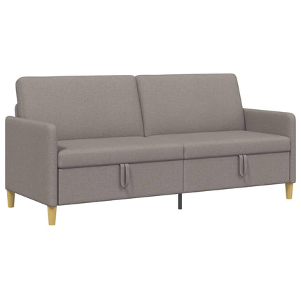 Soffa med förvaring Taupe 192 x 78 x 87 cm Polyester