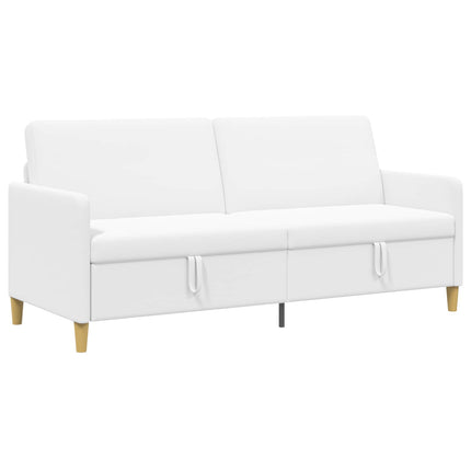 Soffa med förvaring Vit 192 x 78 x 87 cm Polyester