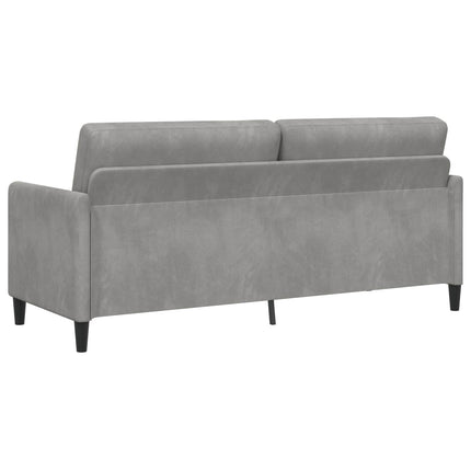 Soffa med förvaring Ljusgrå 192 x 78 x 87 cm Polyester