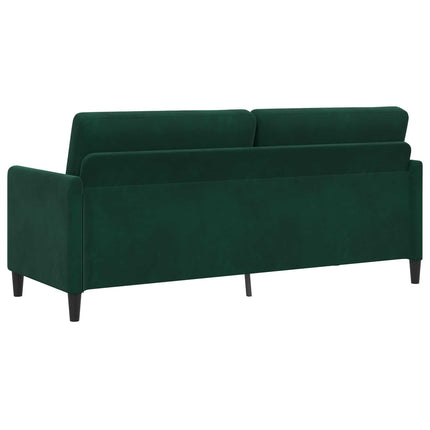 Soffa med förvaring Mörkgrön 192 x 78 x 87 cm Polyester