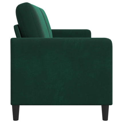 Soffa med förvaring Mörkgrön 192 x 78 x 87 cm Polyester