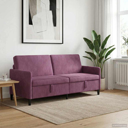 Soffa med förvaring Lila 192 x 78 x 87 cm Polyester