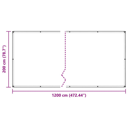 Växtskydd Transparent 2 x 12 m PE