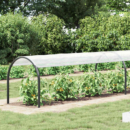 Tarpaulin med öglor Transparent 10 x 1,5 m polyeten
