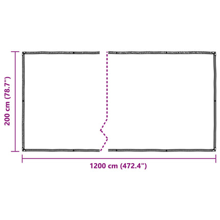Växtskydd Transparent 2 x 12 m PE