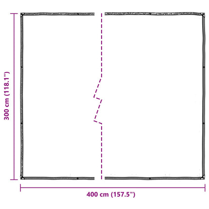 Växtskydd Transparent 3 x 4 m PE
