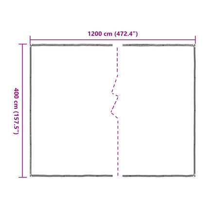 Växtskydd Transparent 4 x 12 m PE
