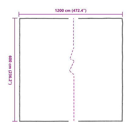 Växtskydd Transparent 6 x 12 m PE