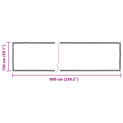 Växtskydd Transparent 6 x 1,5 m PE