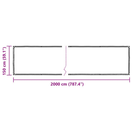 Växtskydd Transparent 20 x 1,5 m PE
