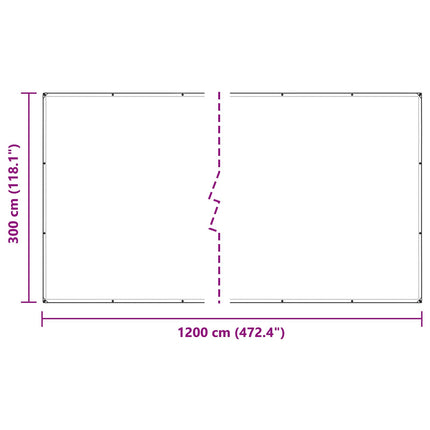 Växtskydd Transparent 3 x 12 m PVC