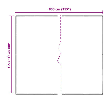 Växtskydd Transparent 4 x 8 m PVC