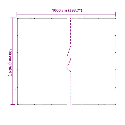 Växtskydd Transparent 5 x 10 m PVC