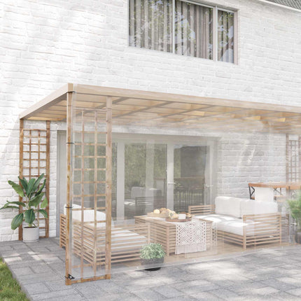Växtskydd Transparent 6 x 8 m PVC