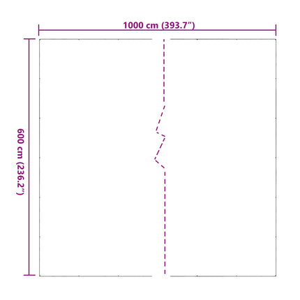 Växtskydd Transparent 6 x 10 m PVC