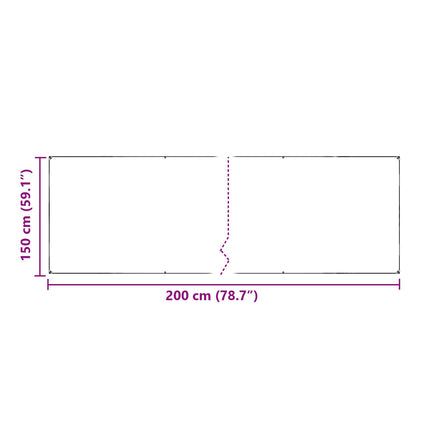 Växtskydd Transparent 2 x 1,5 m PVC