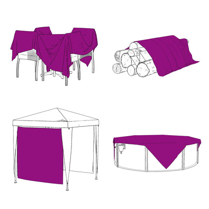 Växtskydd Transparent 7 x 5 m PVC