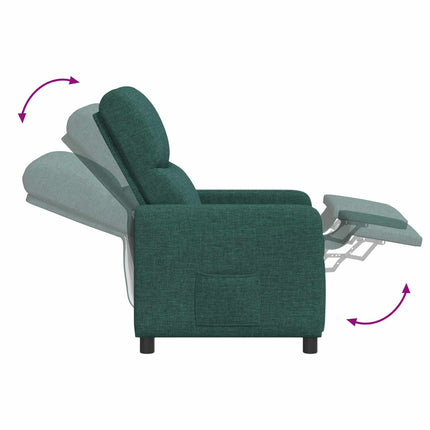 Recliner Mörkgrön Tyg