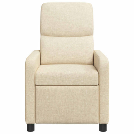 Recliner Gräddvit Tyg