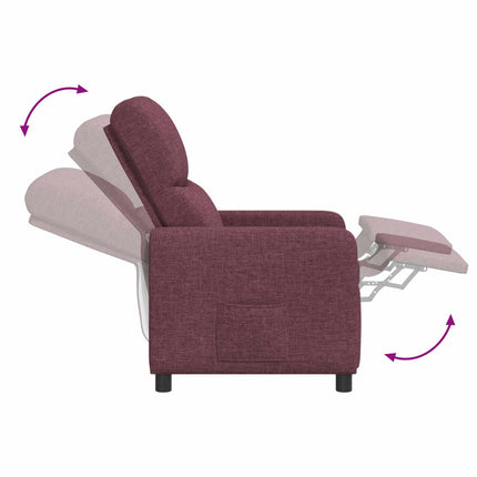 Recliner Lila Tyg