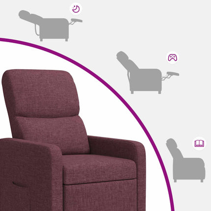 Recliner Lila Tyg