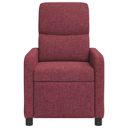 Recliner Vinröd Tyg