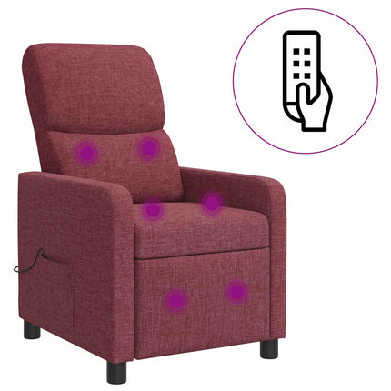 Recliner Vinröd Tyg