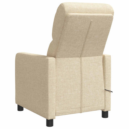 Recliner Gräddvit Tyg