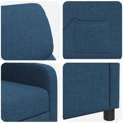 Recliner Blå Tyg