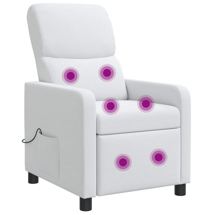 Recliner Vit Tyg