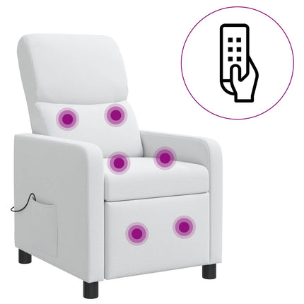 Recliner Vit Tyg