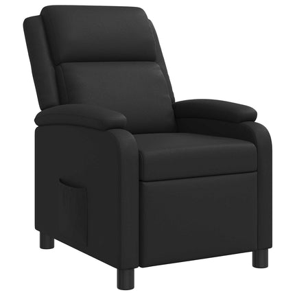 Recliner Svart Konstläder