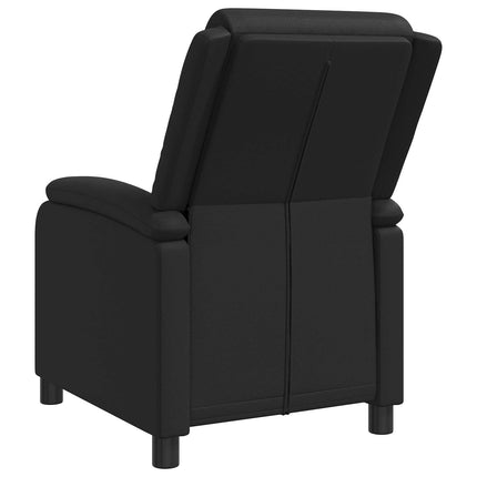 Recliner Svart Konstläder