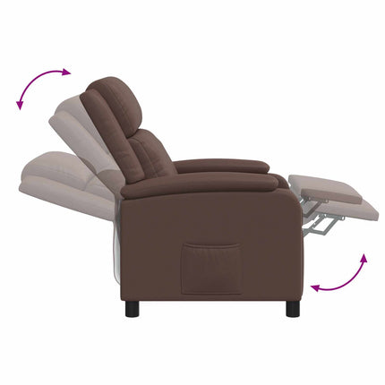 Recliner Brun Konstläder