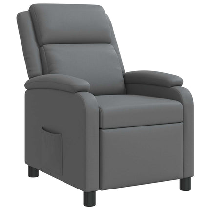 Recliner Grå Konstläder