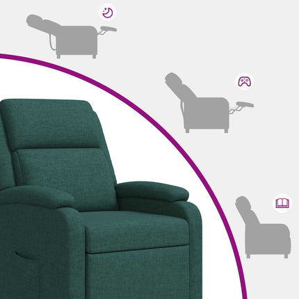 Recliner Mörkgrön Tyg