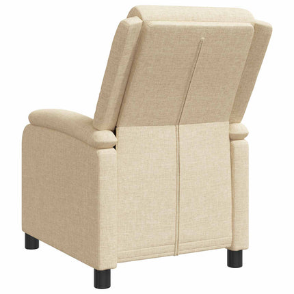 Recliner Gräddvit Tyg
